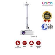 Universal Projector Ceiling/Wall Mount with Adjustable 30-60cm Retractable Arm