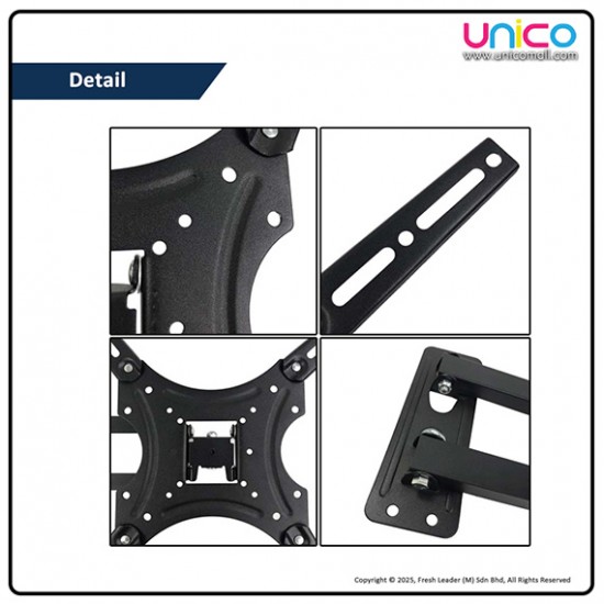 Universal 32"-55" Plasma TV Wall Bracket – Slim, Swivel, Tilt & Articulating Universal 32"-55" Plasma TV Wall Bracket – Slim, Swivel, Tilt & Articulating