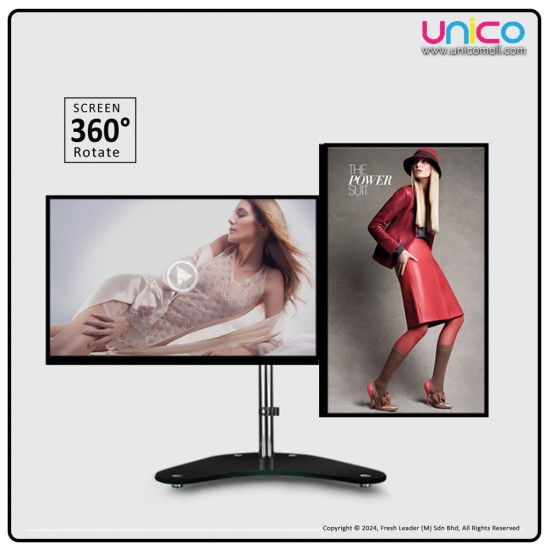 Elevate Your Workstation: Unicomall's Dual Monitor Stand with Tempered Glass for 15-27 Inch Displays Elevate Your Workstation: Unicomall's Dual Monitor Stand with Tempered Glass for 15-27 Inch Displays