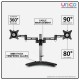 Elevate Your Workstation: Unicomall's Dual Monitor Stand with Tempered Glass for 15-27 Inch Displays Elevate Your Workstation: Unicomall's Dual Monitor Stand with Tempered Glass for 15-27 Inch Displays