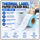 30mm x 20mm Thermal Labels Roll – 1200 Stickers for Printing