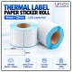 40x20mm Thermal Label Roll, 1,200 Sticker Labels for Home & Office