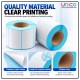 40x20mm Thermal Label Roll, 1,200 Sticker Labels for Home & Office