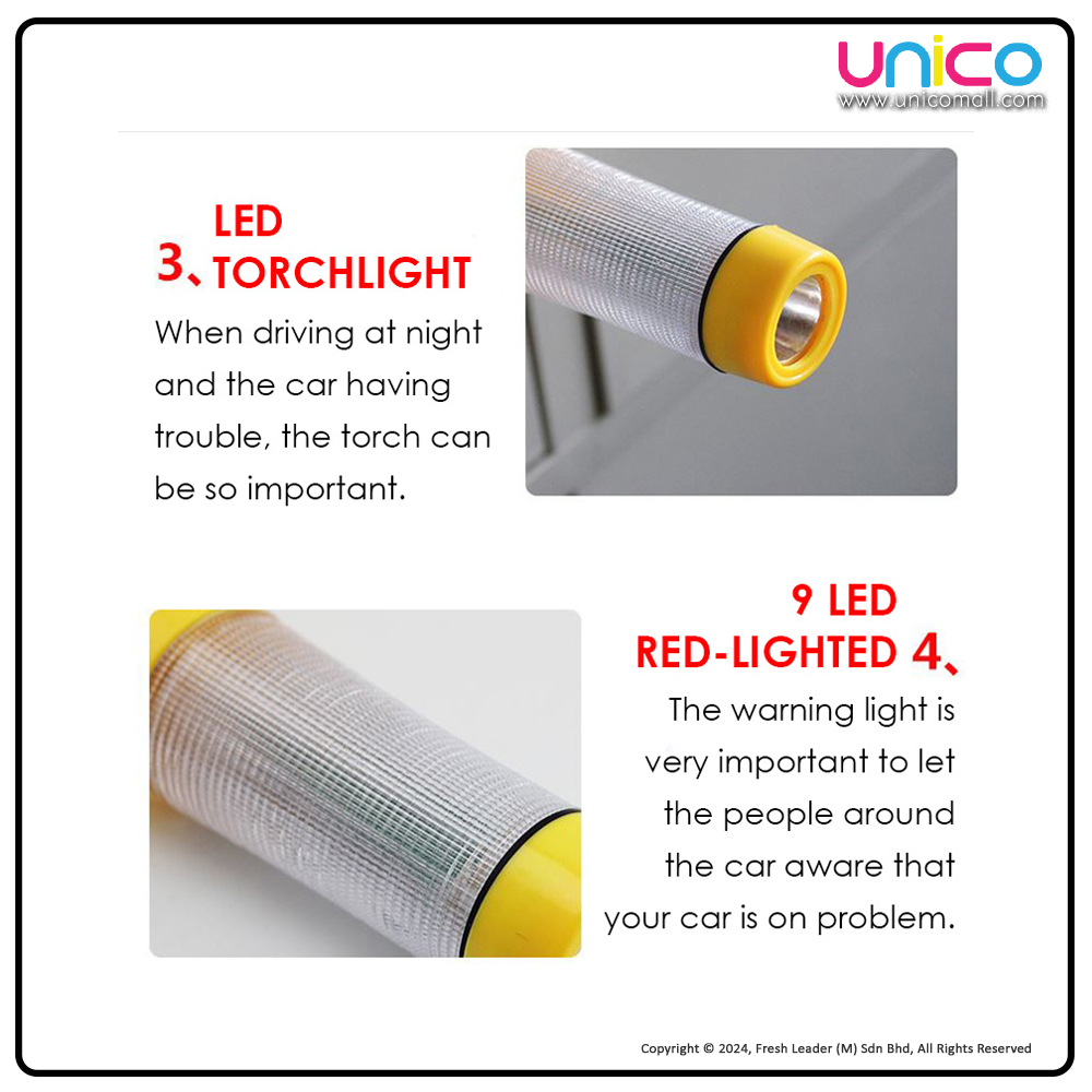 Unicomall Spotlight: Evio Asia Multifunction LED Torchlight for Car ...