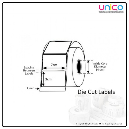 High-Quality Barcode Stickers | 70mm x 30mm | Pack of 2000 | Unicomal High-Quality Barcode Stickers | 70mm x 30mm | Pack of 2000 | Unicomal