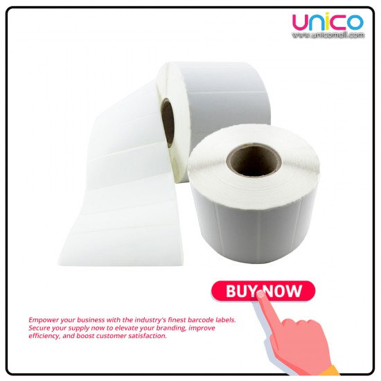 High-Quality Barcode Stickers | 70mm x 30mm | Pack of 2000 | Unicomal High-Quality Barcode Stickers | 70mm x 30mm | Pack of 2000 | Unicomal