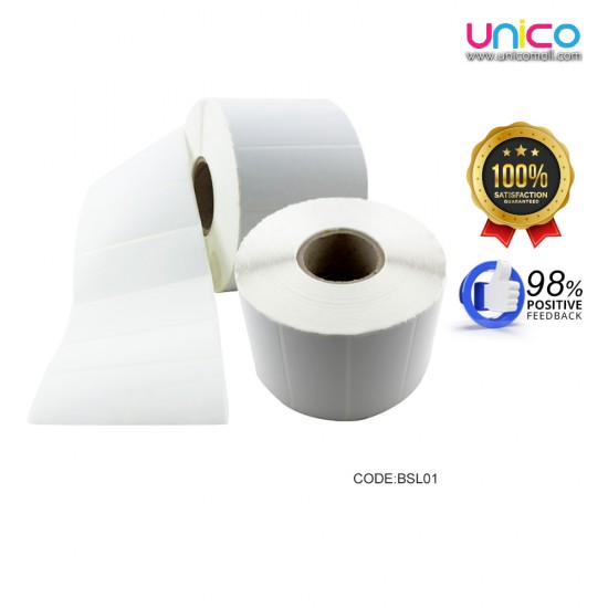 High-Quality Barcode Stickers | 70mm x 30mm | Pack of 2000 | Unicomal