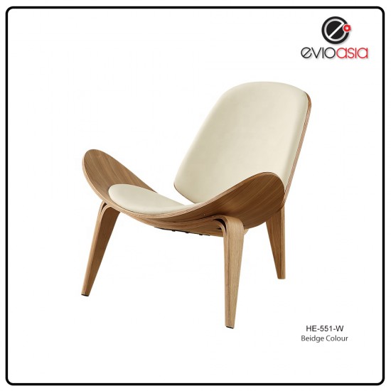 (Raya Promo) Nordic Design Shell Chair 