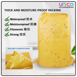 Thickened bright yellow and Moisture-proof Packing Bag