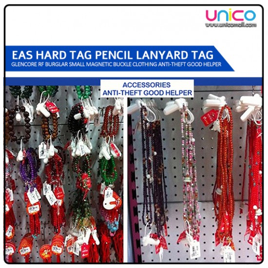 EAS AM 58 KHz Anti Theft Security Tag with Lanyard loop function EAS AM 58 KHz Anti Theft Security Tag with Lanyard loop function