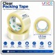Clear Packaging Tape 45mm x 114m for Moving Boxes and Shipping