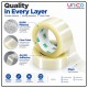Clear Packaging Tape 45mm x 114m for Moving Boxes and Shipping
