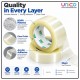 Clear Packaging Tape 45mm x 114m for Moving Boxes and Shipping