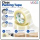Clear Packaging Tape 45mm x 114m for Moving Boxes and Shipping