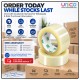 Clear Packaging Tape 45mm x 114m for Moving Boxes and Shipping