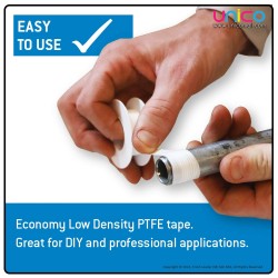 (3Pcs) Pipe Thread Seal Tape: High-Quality 12mm x 0.075mm x 10m Roll