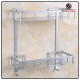 Aluminium 2-tier Square Bathroom Shelf Organizer (No Drilling) Aluminium 2-tier Square Bathroom Shelf Organizer (No Drilling)