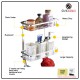 Aluminium 2-tier Square Bathroom Shelf Organizer (No Drilling) Aluminium 2-tier Square Bathroom Shelf Organizer (No Drilling)
