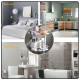 Aluminum 2-tier Triangle Shelf Storage Rack For Bathroom (No Drilling) Aluminum 2-tier Triangle Shelf Storage Rack For Bathroom (No Drilling)