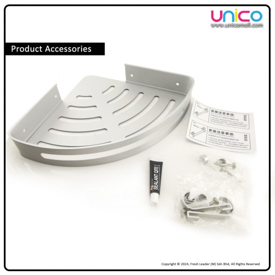 Discover the Best Aluminum Bathroom Triangle Shelf Rack with Hook | Unicomall Discover the Best Aluminum Bathroom Triangle Shelf Rack with Hook | Unicomall