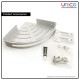 Discover the Best Aluminum Bathroom Triangle Shelf Rack with Hook | Unicomall Discover the Best Aluminum Bathroom Triangle Shelf Rack with Hook | Unicomall