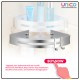 Discover the Best Aluminum Bathroom Triangle Shelf Rack with Hook | Unicomall Discover the Best Aluminum Bathroom Triangle Shelf Rack with Hook | Unicomall