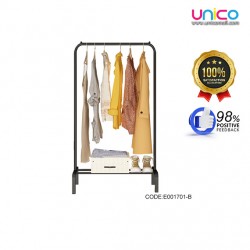 Efficient Single Pole Clothes Rack Organizer by Unicomall - 130x60x40cm Space Saver