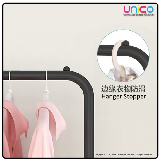 Efficient Single Pole Clothes Rack Organizer by Unicomall - 150x110x40cm Space Saver Efficient Single Pole Clothes Rack Organizer by Unicomall - 150x110x40cm Space Saver