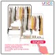 Efficient Single Pole Clothes Rack Organizer by Unicomall - 150x110x40cm Space Saver Efficient Single Pole Clothes Rack Organizer by Unicomall - 150x110x40cm Space Saver