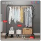 Single Pole Clothes & Hat Hanging Organizer – Space-Saving Rack 150x110x40cm