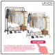 Maximize Closet Space with Double Pole Clothes Rack | 150x110x54cm Maximize Closet Space with Double Pole Clothes Rack | 150x110x54cm