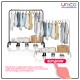 Space-Saving Clothes Rack Organizer | Single Pole Design | 150x130x40cm Space-Saving Clothes Rack Organizer | Single Pole Design | 150x130x40cm