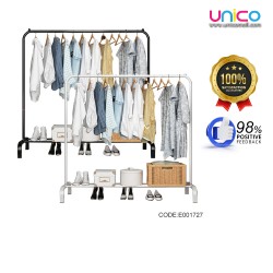 Premium Hanging Clothes Organizer | Single Pole Rack | 150x150x40cm Dimensions