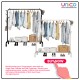 Explore Unicomall's 150x130x40cm Hanging Organizer for Clothes and Hats