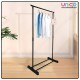 Single Layer Coat Rack- Black (130*65*40cm) Single Layer Coat Rack- Black (130*65*40cm)