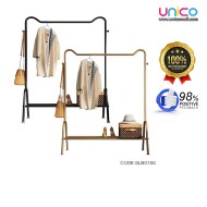 Modern Single Layer Coat Rack - Gold & Black | UniComall