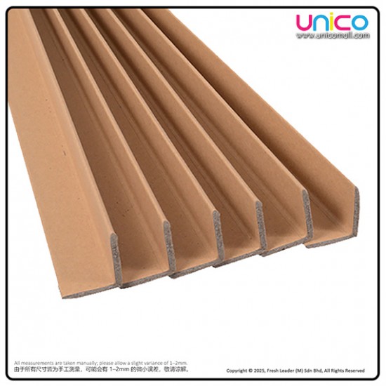 Safe Edge 100cm L Shape Cardboard Corner Protector - Premium Angel Board for Packing Needs