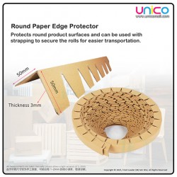 Heavy-Duty 50m Spiral Paper Protector – Carton Corner & Packaging Safety Roll
