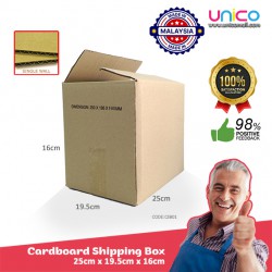 Small Cardboard Shipping Box (25*19.5*16cm)
