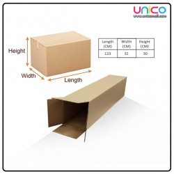 Cardboard Shipping Box (123*32*30cm)