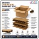 Heavy Duty Medium Cardboard Shipping Box 44.5×32×33cm Carton Box