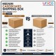 Heavy Duty Medium Cardboard Shipping Box 44.5×32×33cm Carton Box