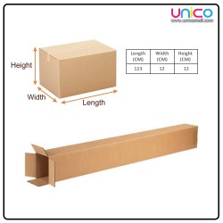 Long Cardboard Shipping Box (123*12*12*cm)