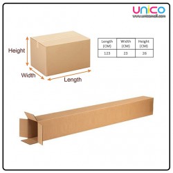 Long Cardboard Shipping Box (123*26*23*cm)