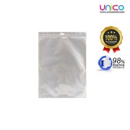 Clear Zip Lock Plastic Bag 16x24cm (100pcs/Pack) – Reusable Packaging Pouch