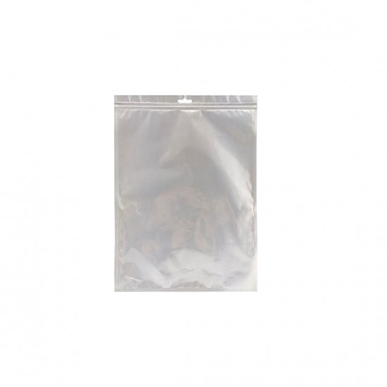 Clear Zip Lock Plastic Bag 25x35cm (100pcs/Pack) – Reusable Packaging Pouch