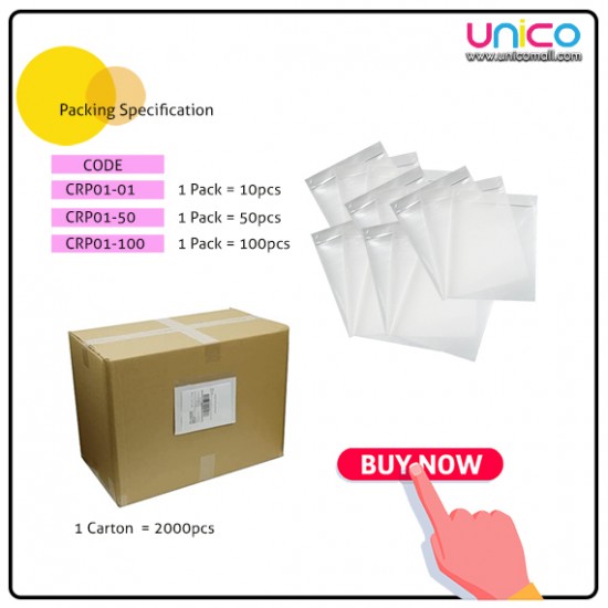 Consignment Note Pocket for Flyers A5 Size (100 pcs/pack) Consignment Note Pocket for Flyers A5 Size (100 pcs/pack)