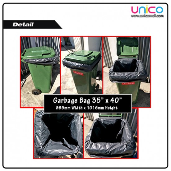 Large 35x40 Inch Heavy Duty Garbage Bags – Extra Thick Black Plastic Trash Bags, 10pcs Large 35x40 Inch Heavy Duty Garbage Bags – Extra Thick Black Plastic Trash Bags, 10pcs