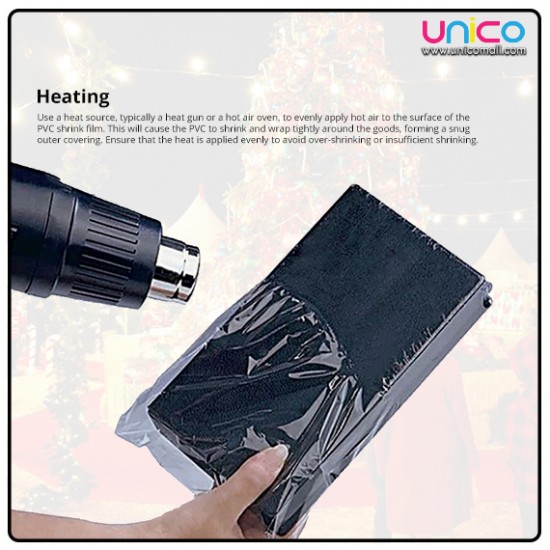 Packaging PVC Shrink Wrap Film - 16cm x 10m | Durable & Affordable Packaging PVC Shrink Wrap Film - 16cm x 10m | Durable & Affordable