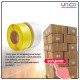Heavy Duty PP Strapping Roll 12mm x 0.7mm x 1800m – White/Yellow Band for Parcel & Warehouse Packing Heavy Duty PP Strapping Roll 12mm x 0.7mm x 1800m – White/Yellow Band for Parcel & Warehouse Packing